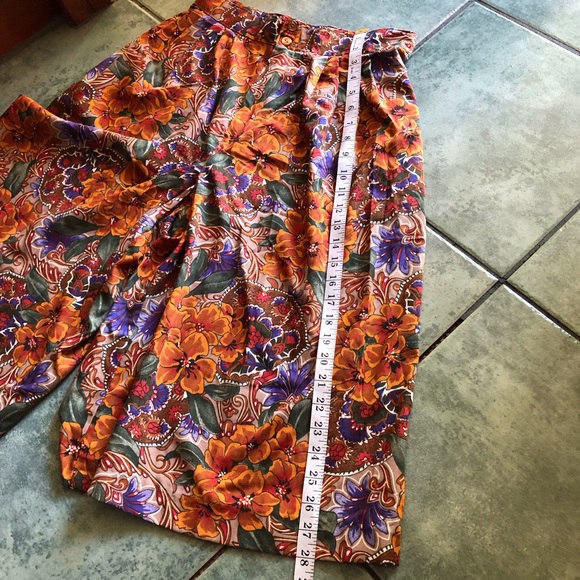 VTG Stacey Michaels Retro Boho Hippie 70s Floral Print Shorts - Picture 7 of 9